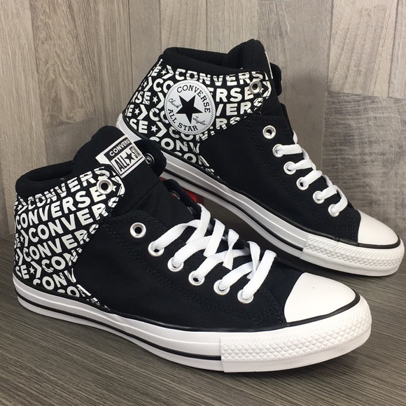 converse ctas high street hi black